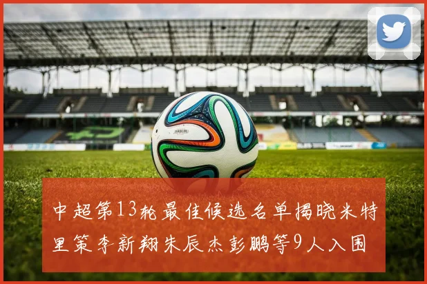 中超第13轮最佳候选名单揭晓米特里策李新翔朱辰杰彭鹏等9人入围